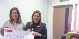£5,000 for Hannahs Santander-cheque-presentation