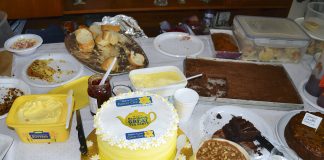Garden party raises over £800 for charity The-Marie-Curie-Cake