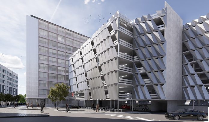 Plymouth Station car park Approach 1
