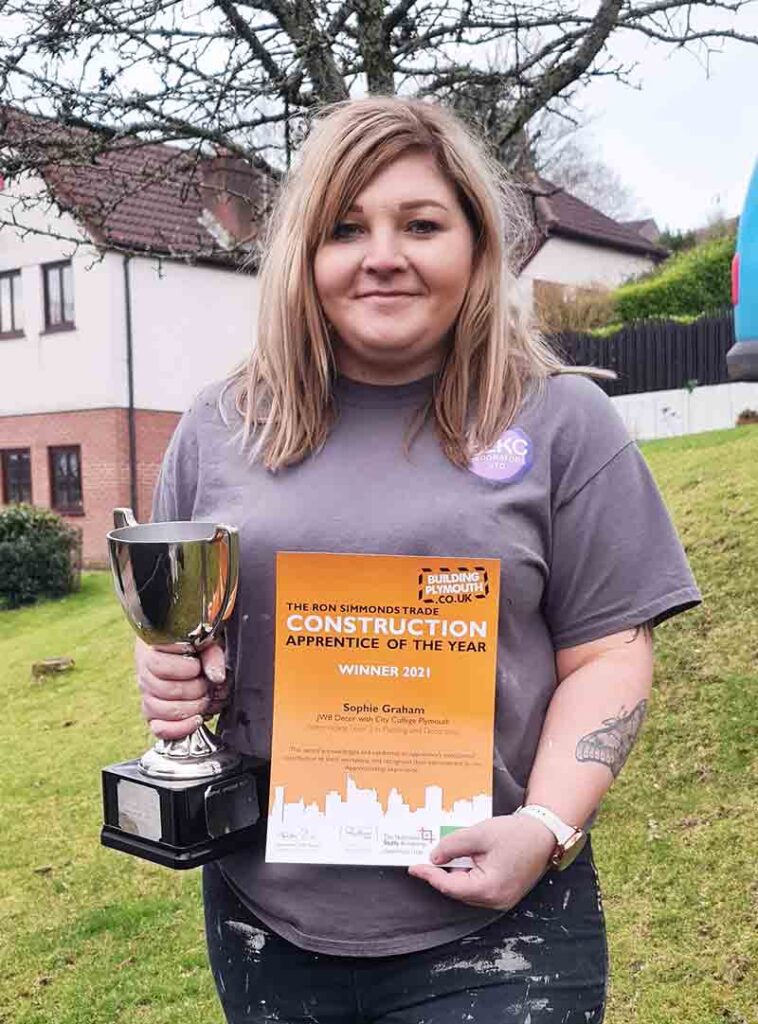 Apprentice Awards winner Sophie