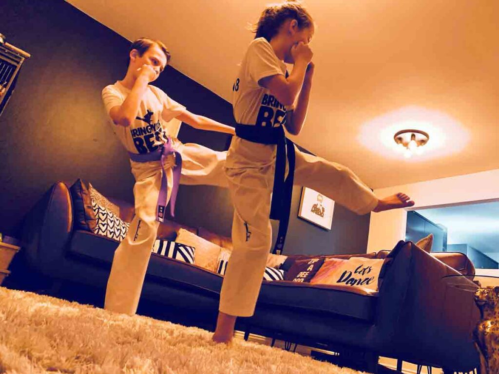 Cobey and Lola Jackson from Discovery Martial Arts Academy