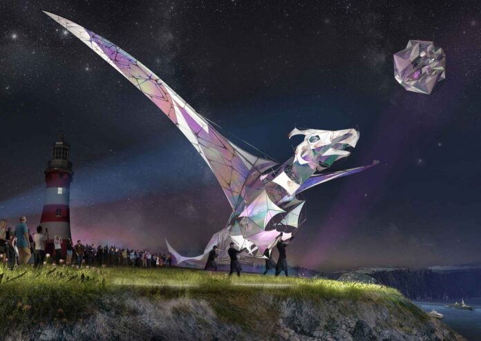 Hatchling-Artists-impression-of-The-Hatchling-produced-by-Trigger-preparing-for-flight -Credit---Carl-Robertshaw Artist's impression of the Hatchling produced by Trigger. By Carl Robertshaw.