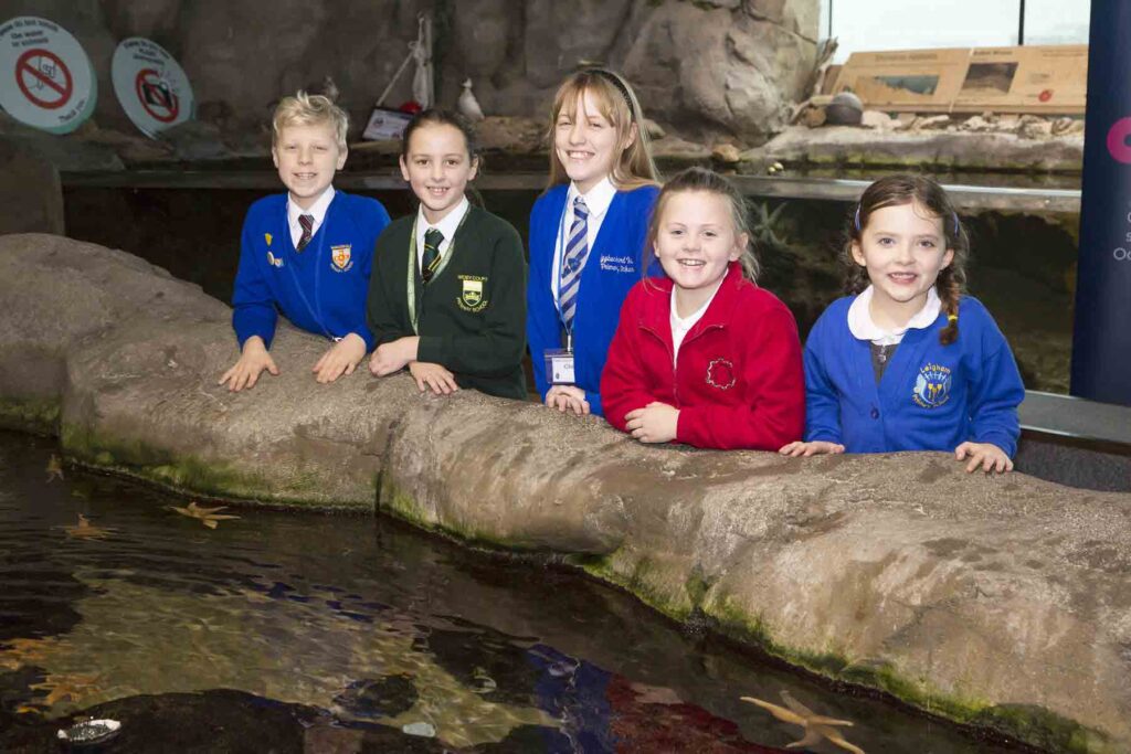 Youngsters from each of the five primary schools involved in the special project