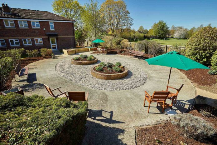 This attractive outdoor feature was funded by a Sovereign community grant This attractive outdoor feature was funded by a Sovereign community grant