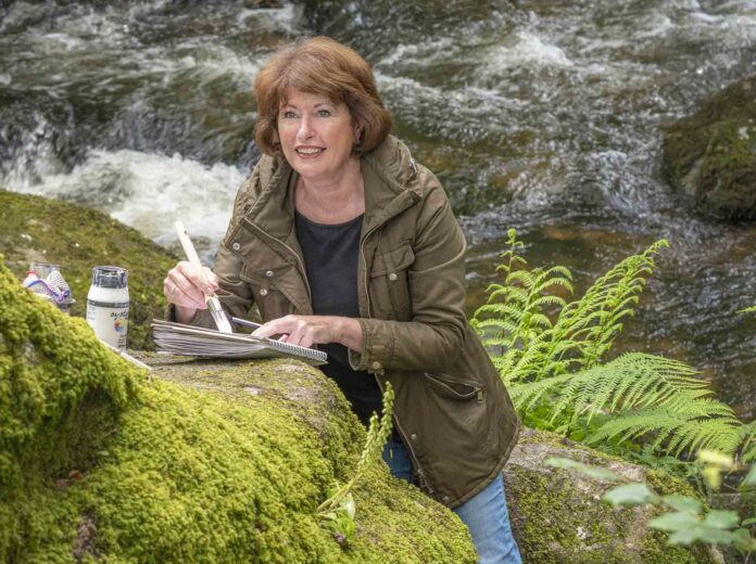 Landscape artist Nuala Taylor...inspired by city’s nature reserves. Photo by Hannah Smallpage Landscape artist Nuala Taylor...inspired by city’s nature reserves. Photo by Hannah Smallpage