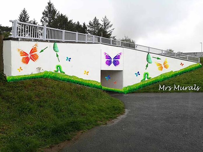 A mock up example of one of the proposed new subway murals in Chaddlewood A mock up example of one of the proposed new subway murals in Chaddlewood