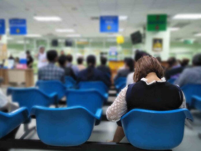NHS waiting room NHS waiting room