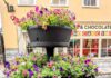 Beautiful illustrations on the Barbican planters
