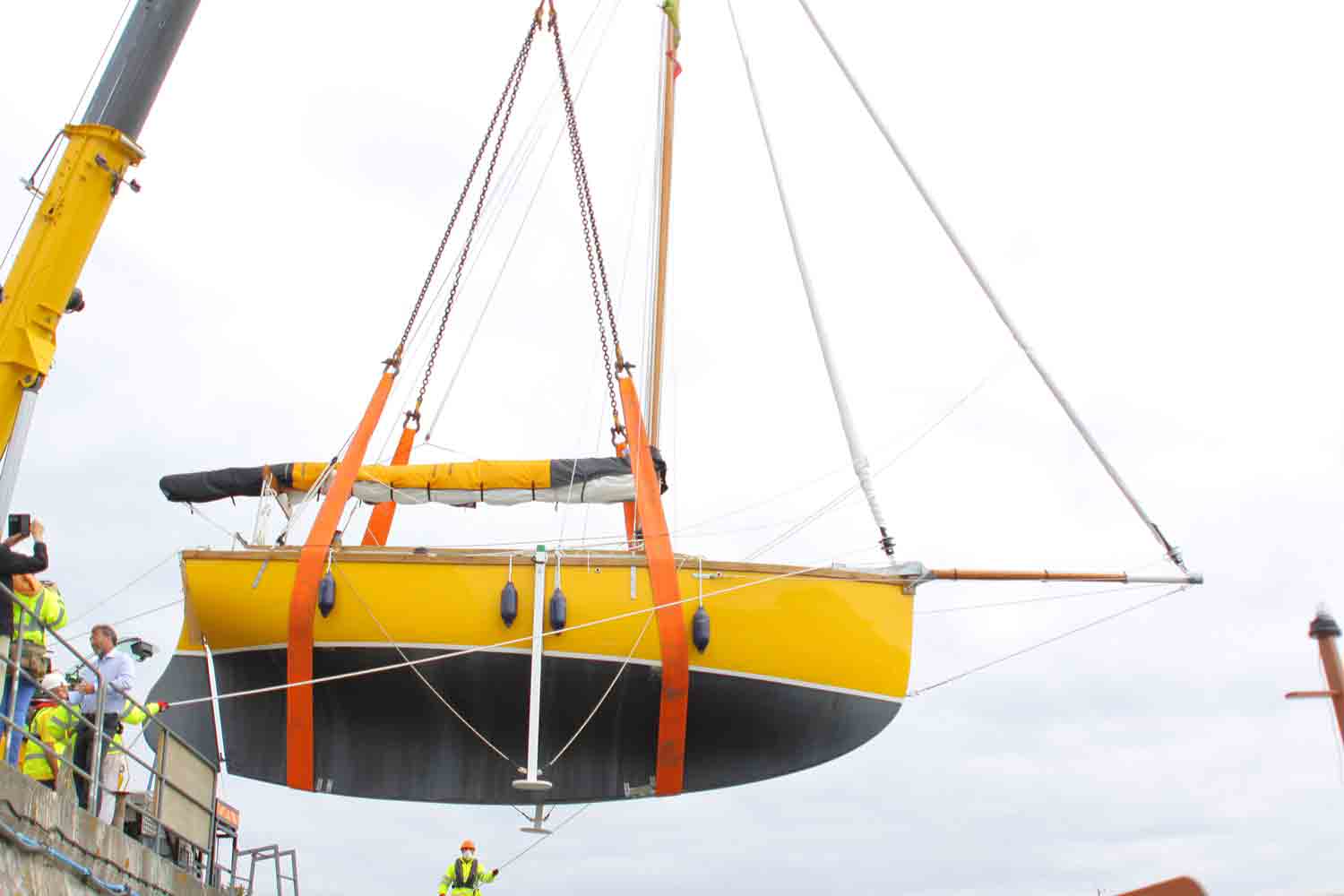 Launching of the Geoffrey Rowe