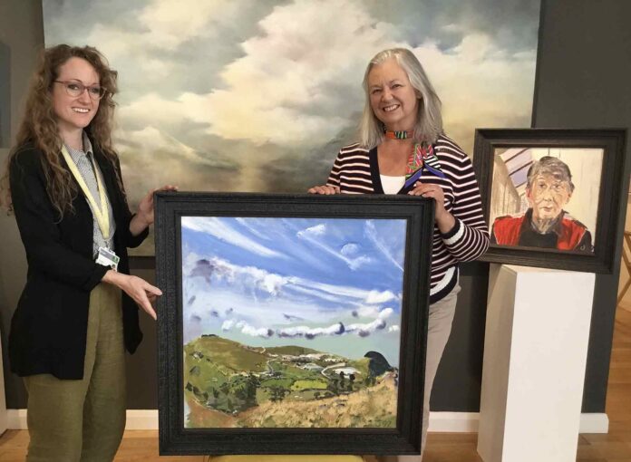 Terah Walkup, art curator at The Box and Catherine Gillen, director of the Brownston Gallery Terah Walkup, art curator at The Box and Catherine Gillen, director of the Brownston Gallery