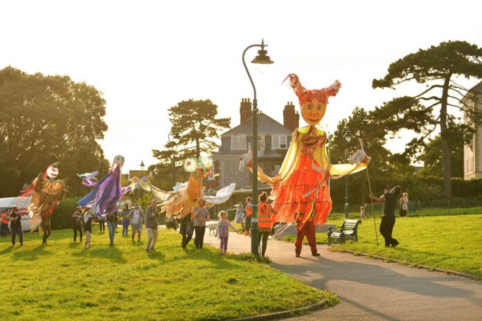 Barbican Theatre’s popular puppet parade Photo: John Allen Barbican Theatre’s popular puppet parade Photo: John Allen