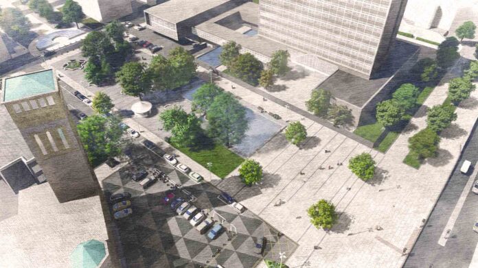 Artist’s impression of the Civic Square Artist’s impression of the Civic Square