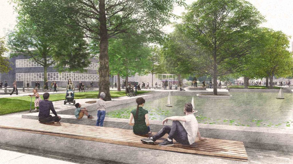 Artist’s impression of the Civic Square