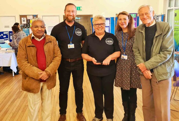 St Budeaux councillors Pat Patel (left) and George Wheeler (right) pictured with representatives from Colebrook SW St Budeaux councillors Pat Patel (left) and George Wheeler (right) pictured with representatives from Colebrook SW