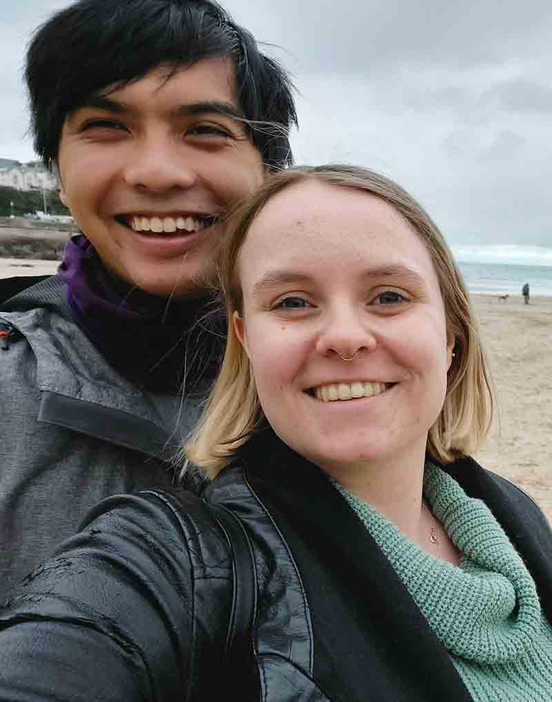 Junior doctors Paolo Ledesma and December Payne