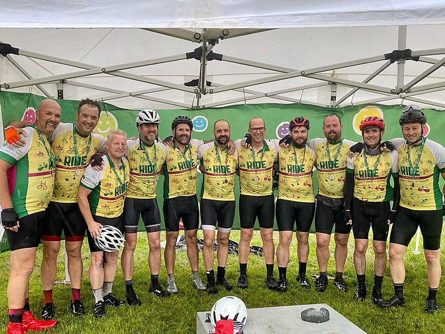 Plymouth Dad's cycle marathon