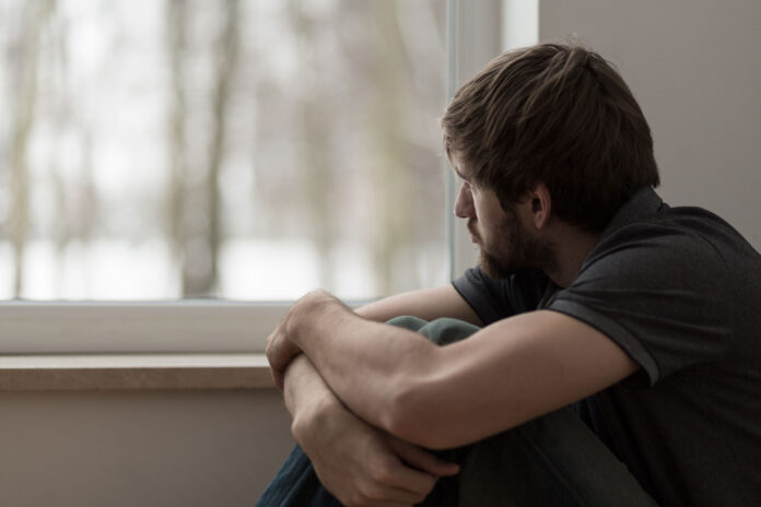 man struggling with mental health difficulties mental health