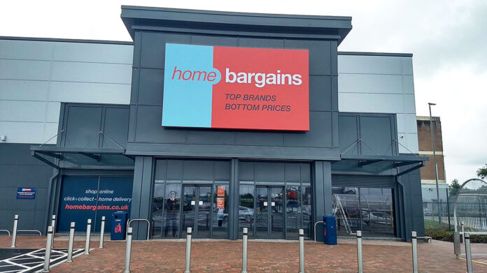 Home Bargains exterior Errill Retail Park
