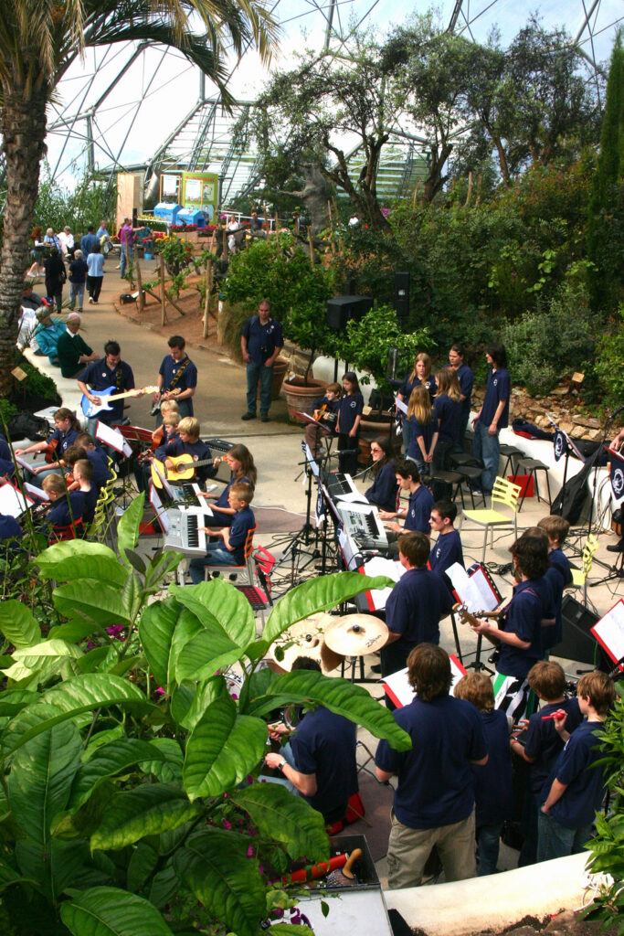 Musical activities at The Eden Project 2007