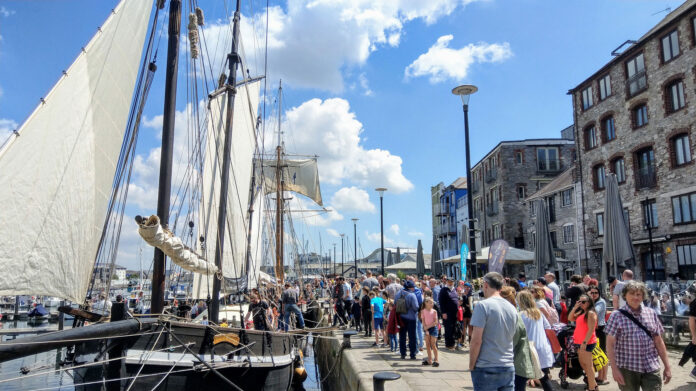 Two tall ships will be docked alongside Quay Square during Plymouth Pirates Weekend Two tall ships will be docked alongside Quay Square during Plymouth Pirates Weekend