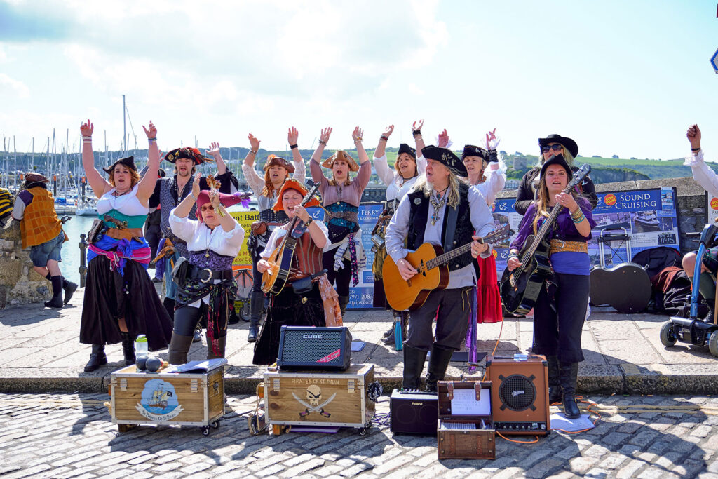 Ten shanty bands will be performing at the Plymouth Pirates Weekend