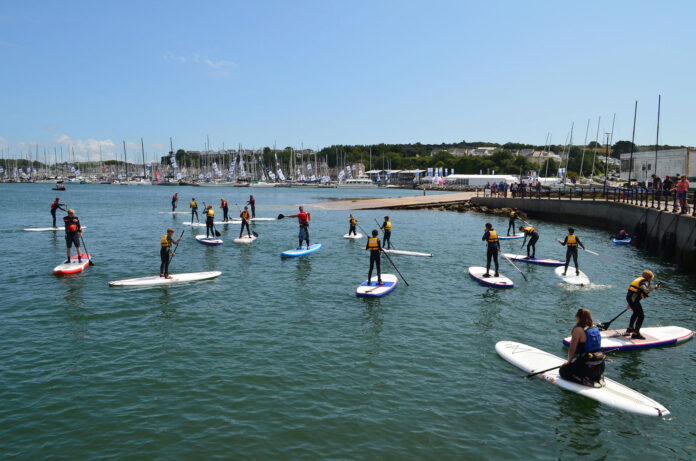 Stand up paddleboarding will be one of the activities available Big Blue Splash