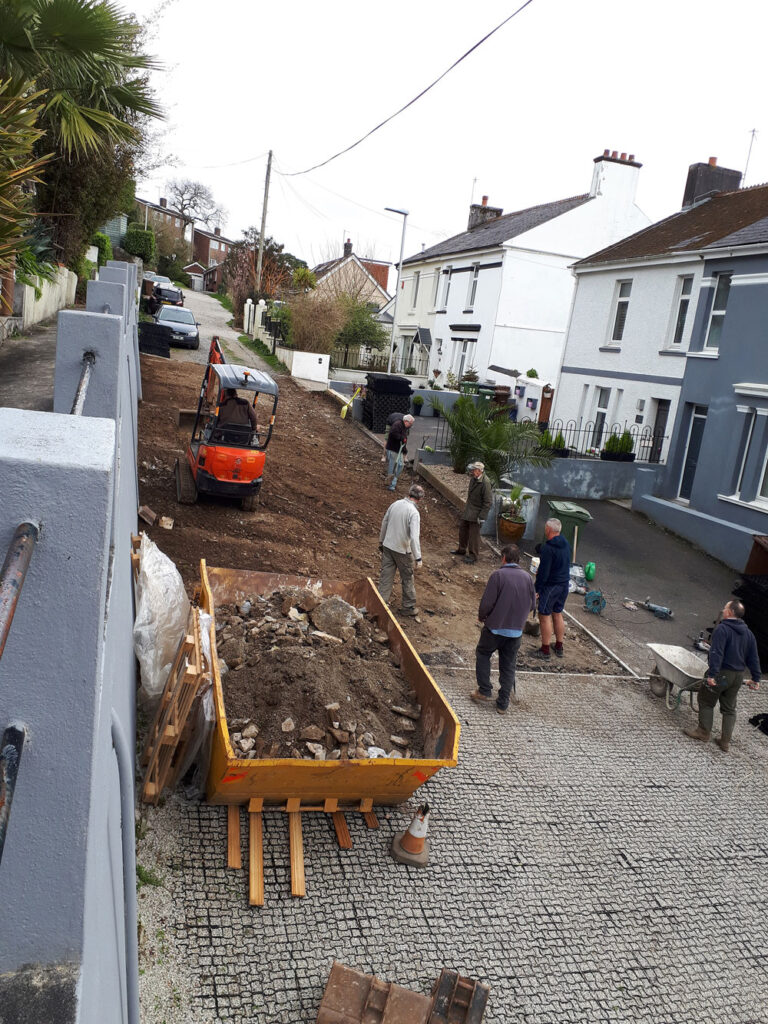 Park Road residents busy at work