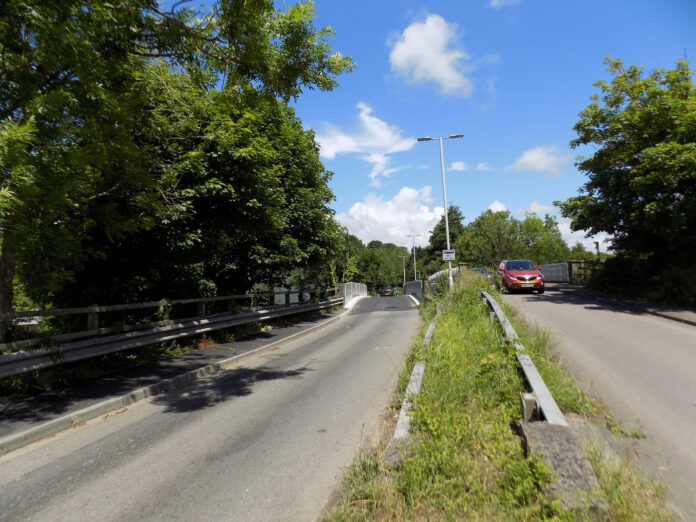 The repaired and re-opened Cot Hill bridge The repaired and re-opened Cot Hill bridge