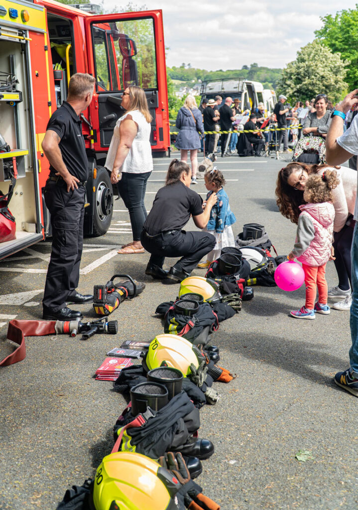 Plympton firefighters were at the event