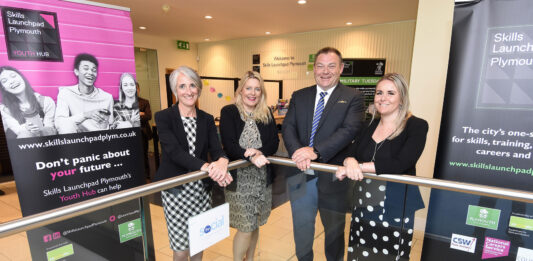 Minister visit to Skills Launchpad Plymouth