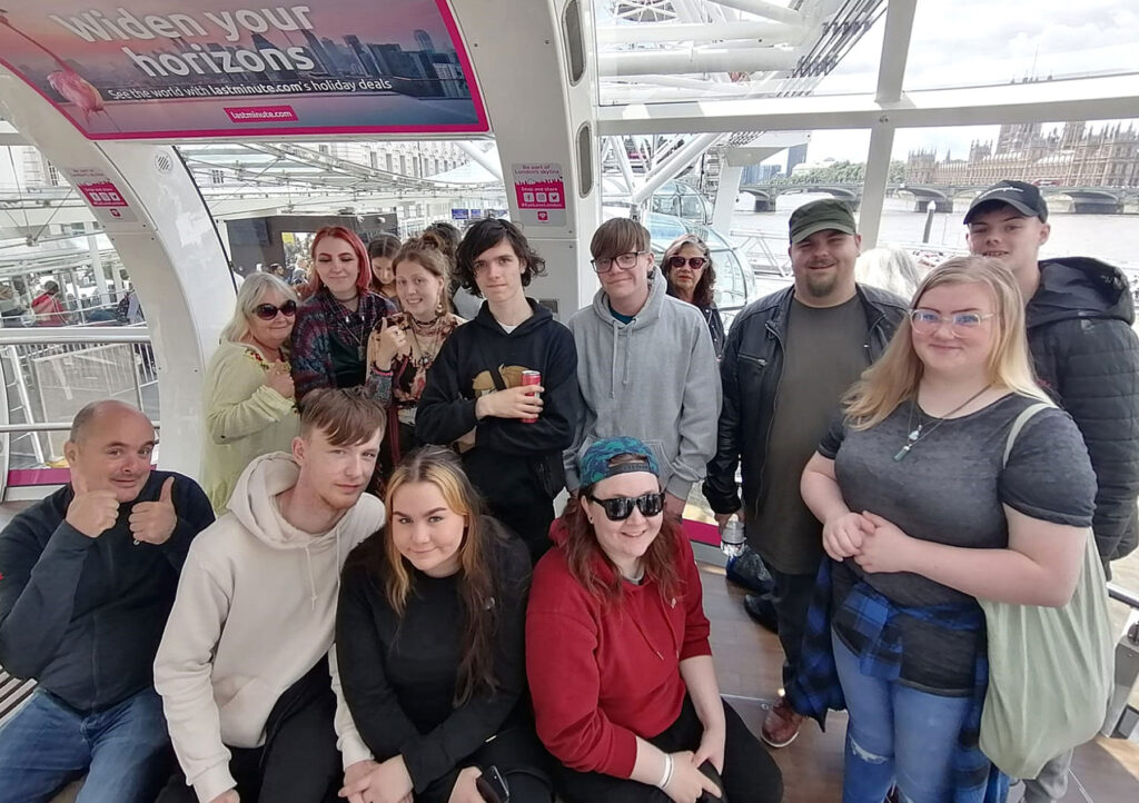 A visit to the London Eye was one of the highlights for the Young Ambassadors