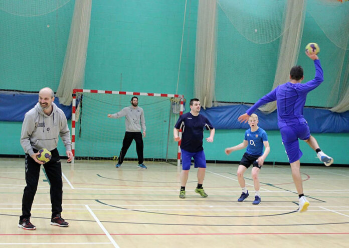 Jurgen Koenen at a Newquay Handball Club session Jurgen Koenen at a Newquay Handball Club session