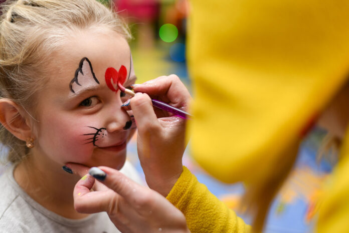 face painting Skills Roadshow face painting