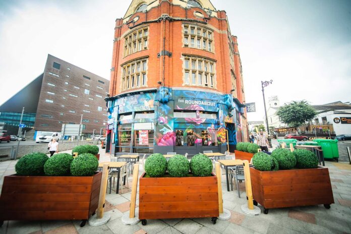 Roundabout pub makeover Roundabout pub makeover