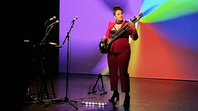 Bishi performing at one of Barbican Theatre’s Pay What You Decide shows Bishi performing at one of Barbican Theatre’s Pay What You Decide shows
