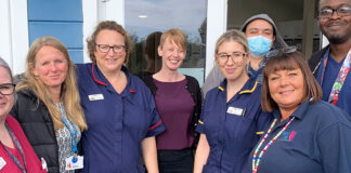 New partnership with Hearts Together charity means more accommodation for parents of premature babies Representatives from the Neonatal Intensive Care Unit and Hearts Together charity...new partnership in place