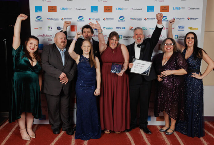 Tamar Healthcare team celebrate their award Tamar Healthcare team celebrate their award