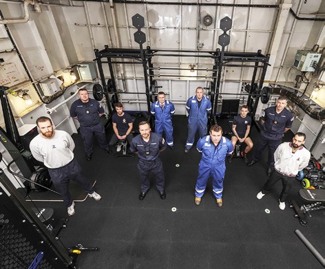 HMS Iron Duke Gym Facility HMS Iron Duke Gym Facility