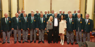 Plymouth Area Police Choir The Plymouth Area Police Choir with soloist Florence Bonner (centre)