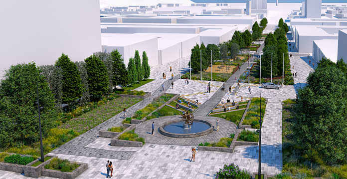 Armada Way CGI new version CGI rendition of armada way regeneration