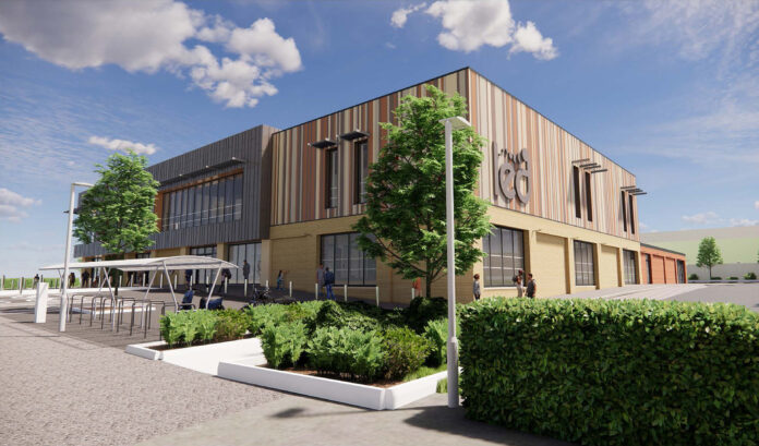 Sherford-Leisure-Centre-1 Proposed render of Sherfords new state of the art leisure centre