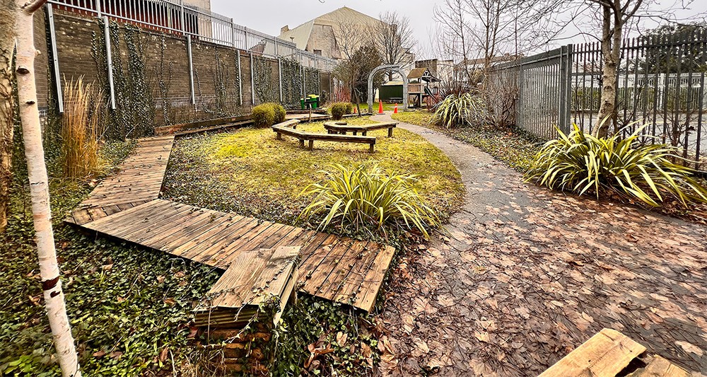 of their pupils. Jon Pilkington, director of Pilkington Estates and Paddy Kumar, deputy headteacher of St Peter’s C of E Primary School have a shared vision - to improve and revamp the school’s outdoor area.