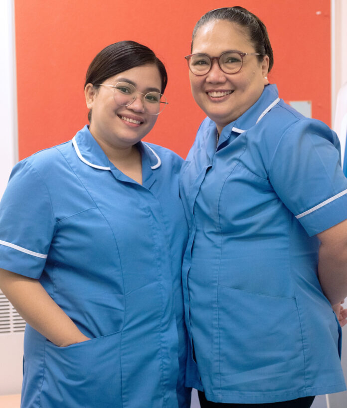 Mother and daughter nurses
