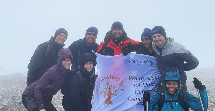 Wolferstans team at Ben Nevis