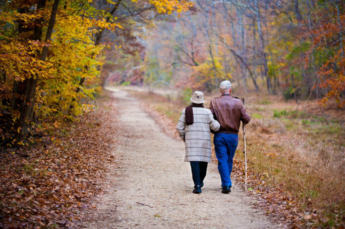 Ageing well couple