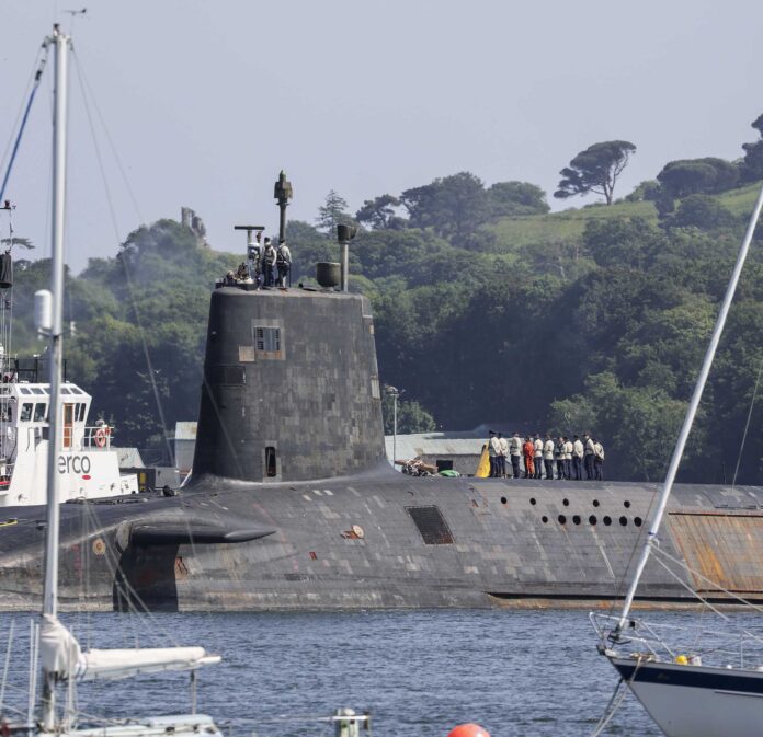 HMS VICTORIOUS RETURNS TO HMNB DEVONPORT