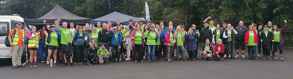 walkers stepped outto raise money for Age UK Plymouth, who
support over 50s in the city with a vital
range of subsidised services, activities and
events.