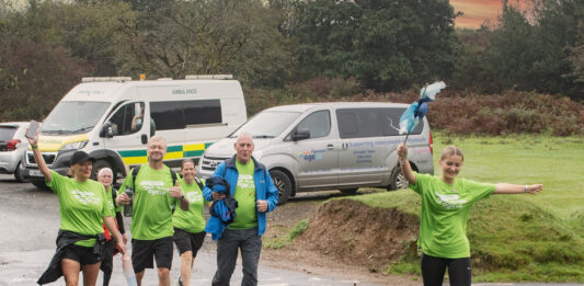 walkers stepped out to raise money for Age UK Plymouth, who support over 50s in the city with a vital range of subsidised services, activities and events.
