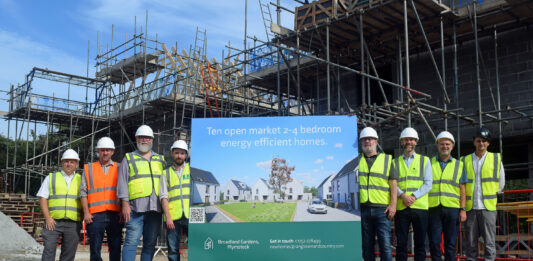 Broadland Gardens topping out stage