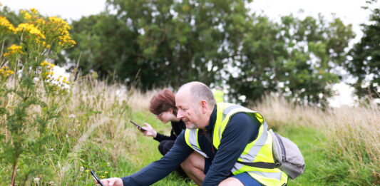 Pollenize CIC Volunteers using the app to identify local flora and fauna Photos: UpArt Photography
